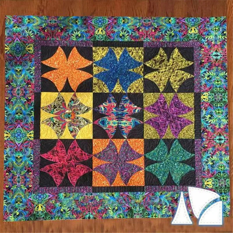 Sewtara – 7PCS Table Flag Quilting Ruler Set