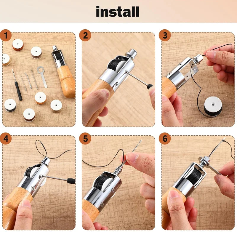LeathraFit – Complete Leather Stitching Tool Kit