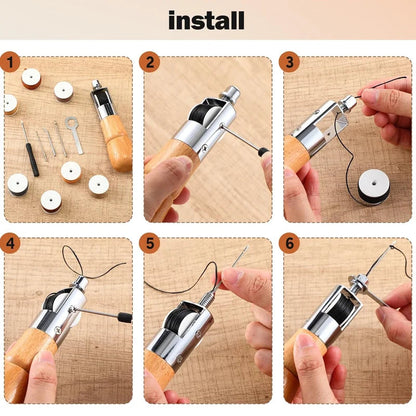 LeathraFit – Complete Leather Stitching Tool Kit