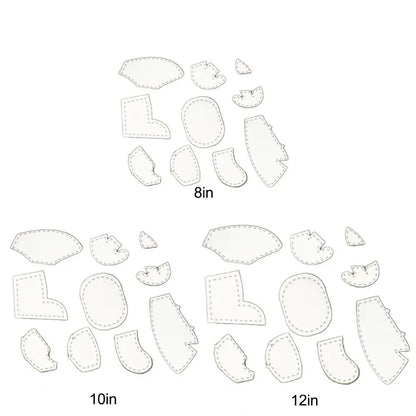 EleStitch – 8PCS Memory Elephant Acrylic Template Set