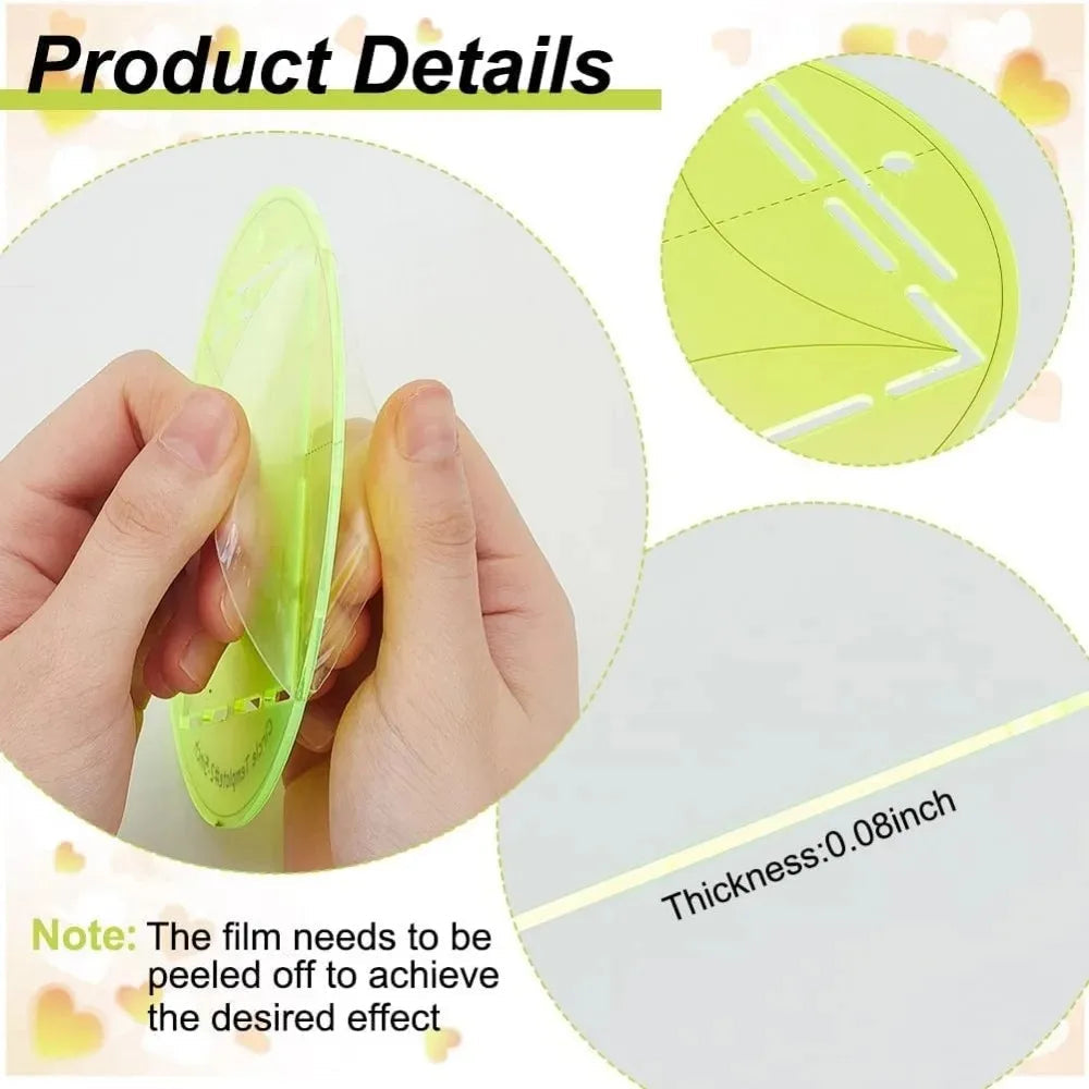 Circley – 4-Piece Round Quilting Template Set