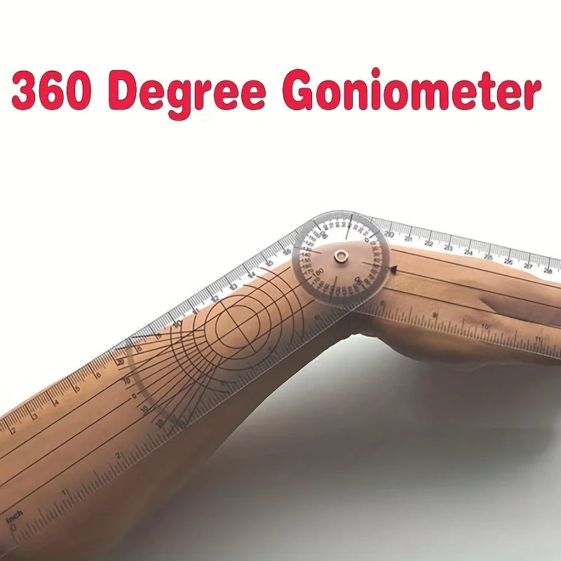 SpinoStitch – 360 Degree Medical Goniometer Angle Ruler