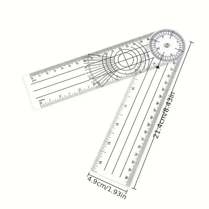 SpinoStitch – 360 Degree Medical Goniometer Angle Ruler