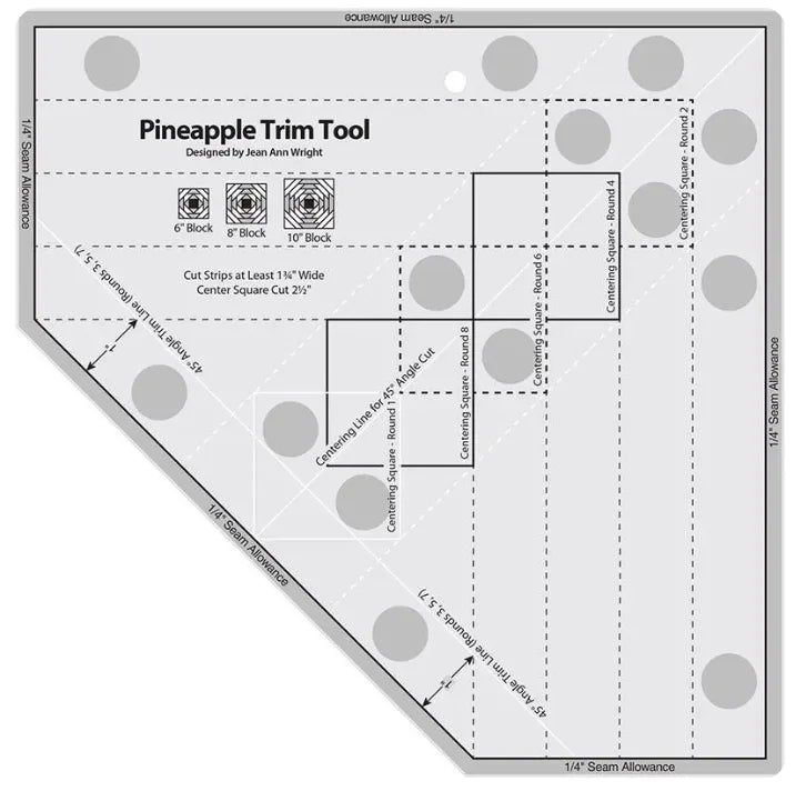 Peakquilt – Acrylic Trim Ruler Kit