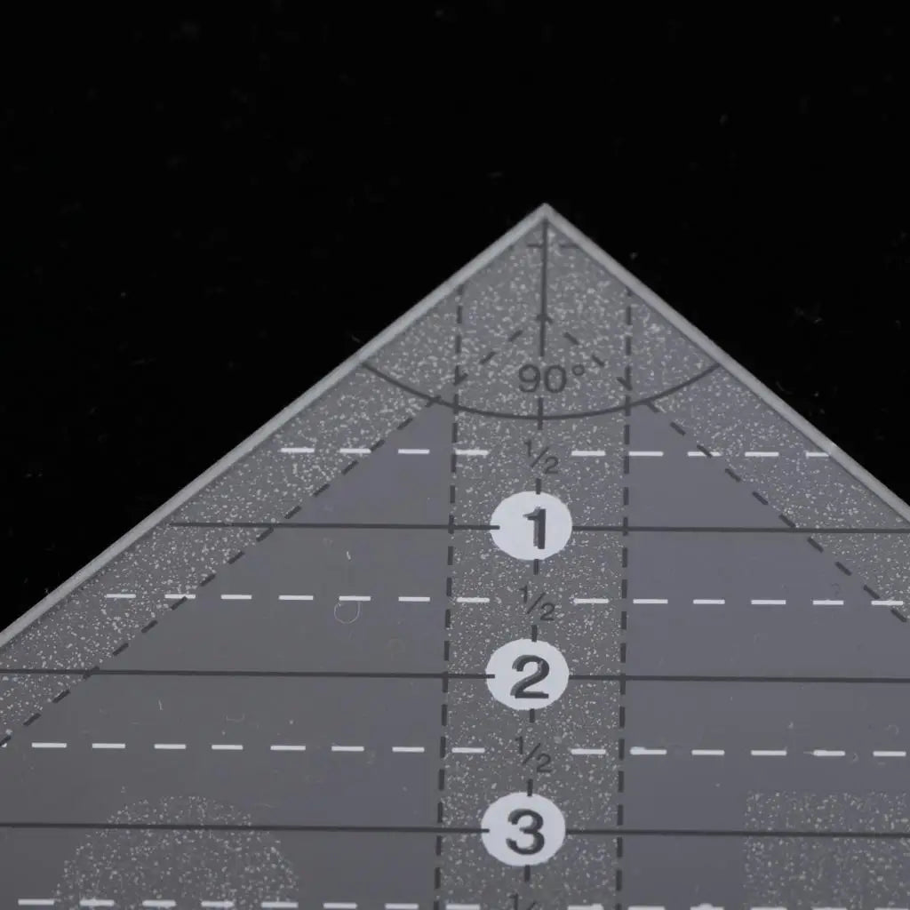 Quilturs – Precision Acrylic Dresden Ruler