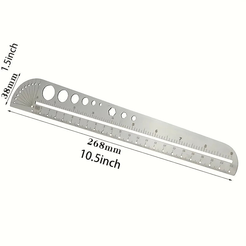 Metrazo – Multifunctional Stainless Steel Ruler