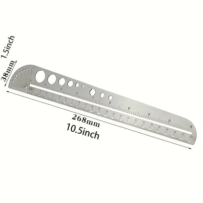 Metrazo – Multifunctional Stainless Steel Ruler