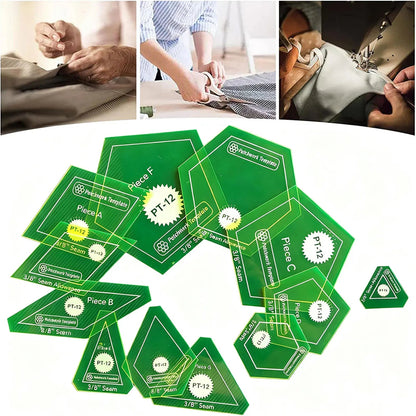 Geomerry – 12-Piece Quilting Template Set