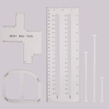 Boxy – 4-Piece Bag Making Template Set