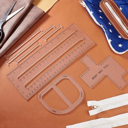 Boxy – 4-Piece Bag Making Template Set