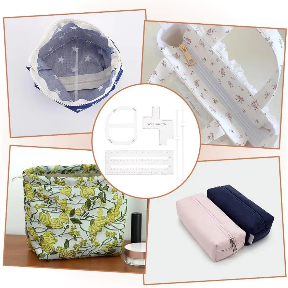 Boxy – 4-Piece Bag Making Template Set