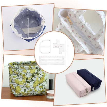 Boxy – 4-Piece Bag Making Template Set