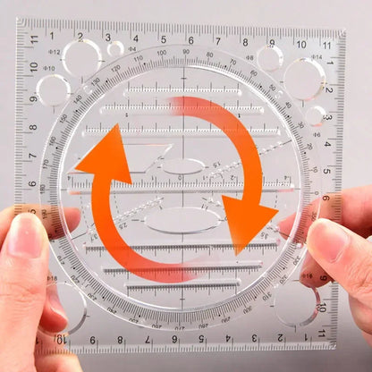 Rotavy – Rotatable Geometry & Design Ruler