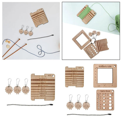 Knitiva – Knitting Gauge Ruler Set