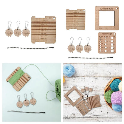 Knitiva – Knitting Gauge Ruler Set