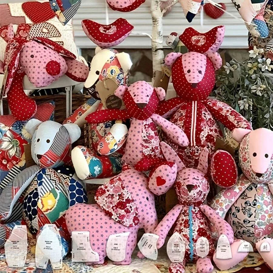 TeddyMemo – Acrylic Memory Bear Template Large Set