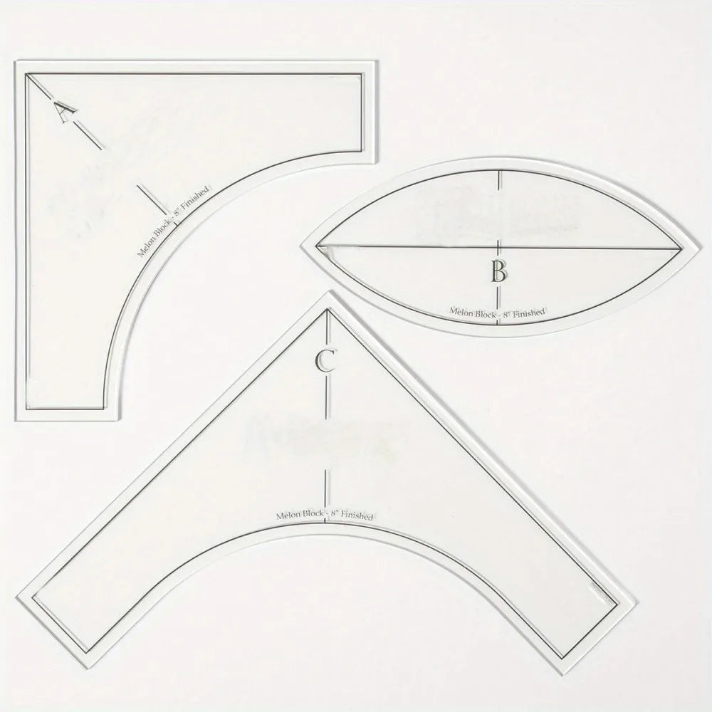 Patchest – Acrylic Patchwork Sewing Template Set