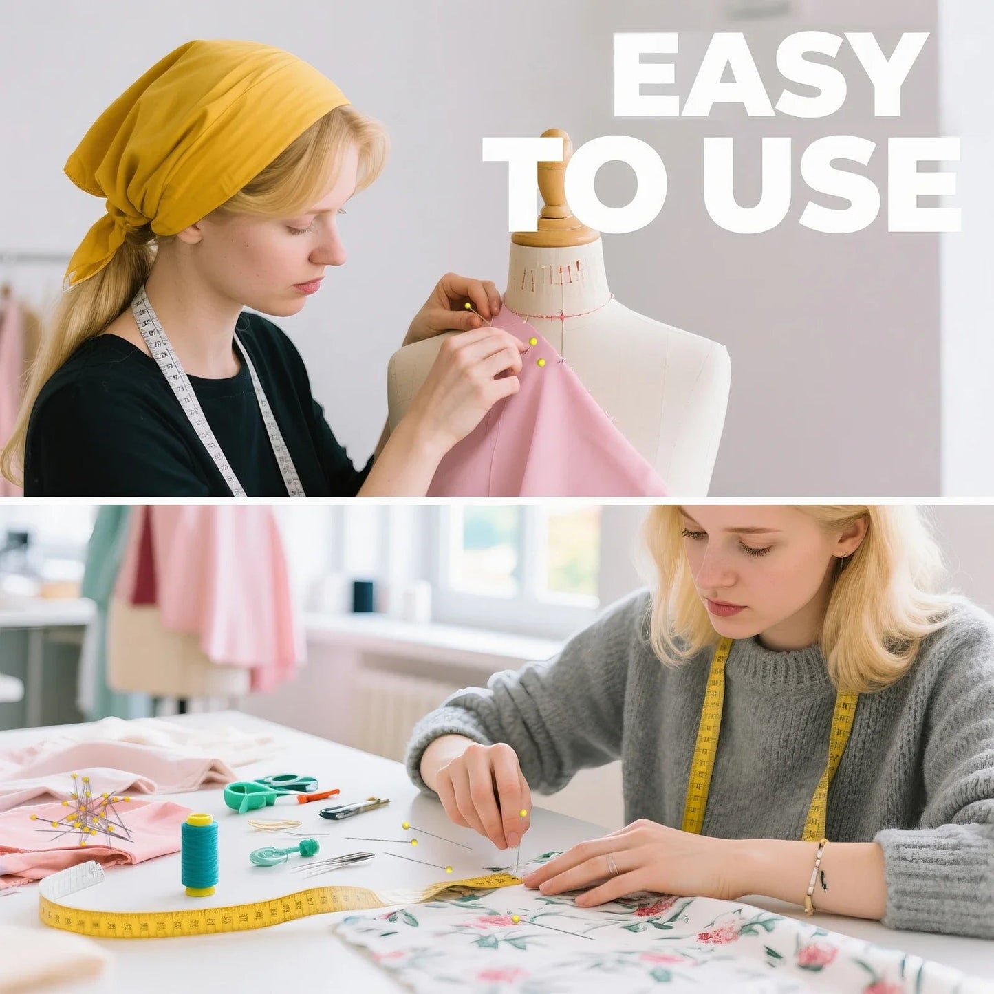 Pinvaras – 500 PCS Stainless Steel Sewing Pins Set