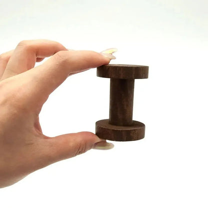 Reelory – 6Pcs Vintage Wooden Spools Organizer Kit