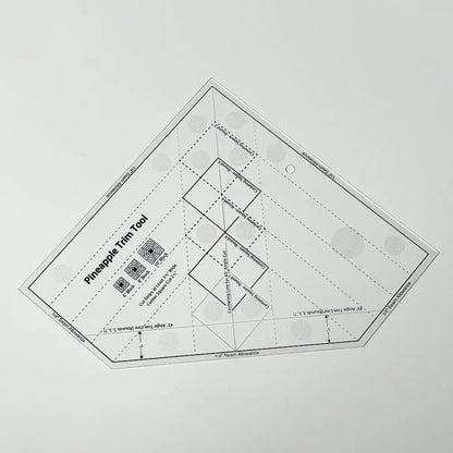 Pointquilt – Acrylic Pineapple Trim Ruler Template