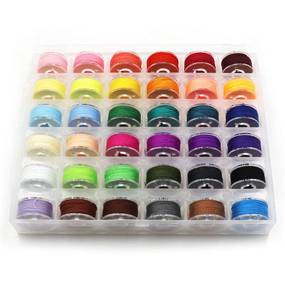 Stitchdova – 36-Color Polyester Sewing Thread Set