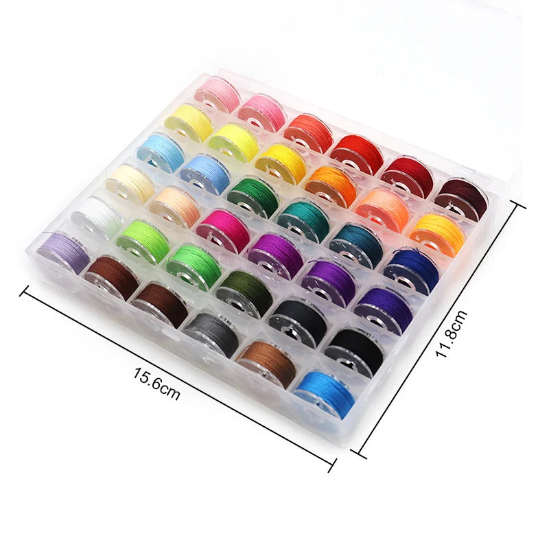 Stitchdova – 36-Color Polyester Sewing Thread Set