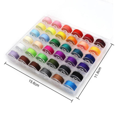 Stitchdova – 36-Color Polyester Sewing Thread Set