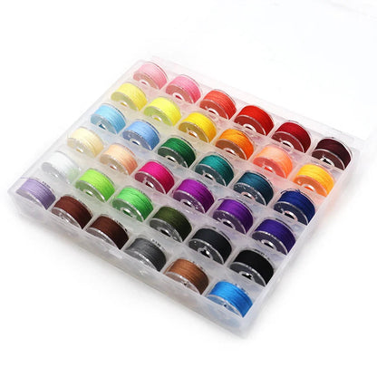 Stitchdova – 36-Color Polyester Sewing Thread Set
