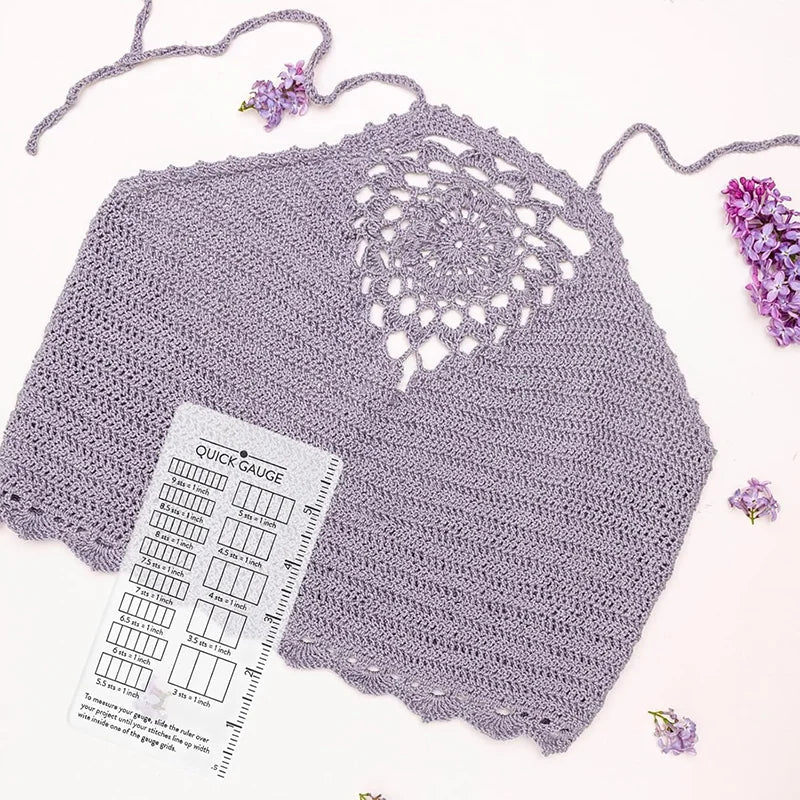 KnitWit – Knitting & Crochet Gauge Ruler.