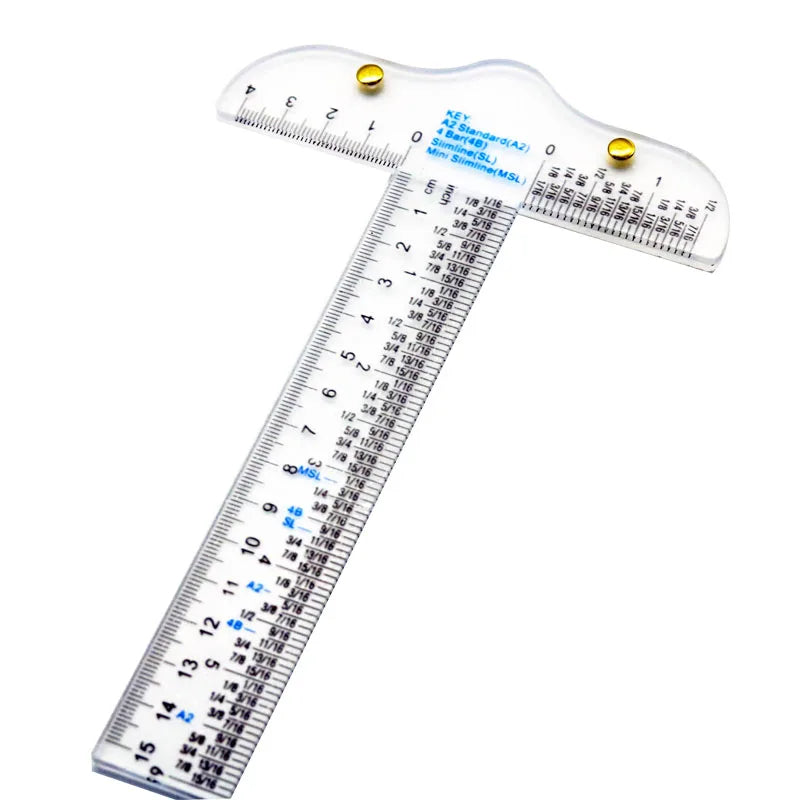 TSight – 6-Inch Clear Acrylic T-Square Ruler