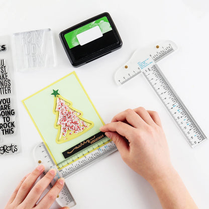 TSight – 6-Inch Clear Acrylic T-Square Ruler