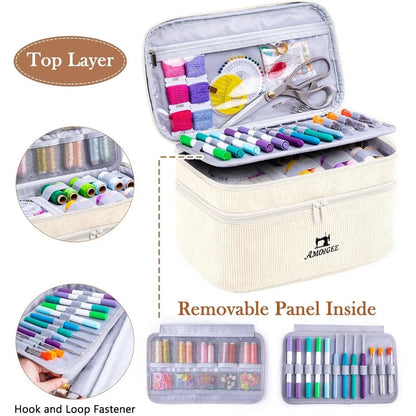 SewVault – Double-Layer Sewing Accessories Organizer Tote