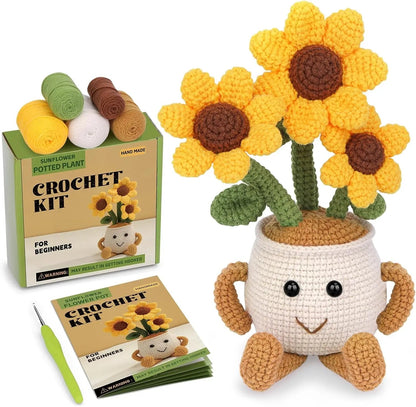 BloomSun – Sunflower & Tulip Crochet Starter Kit