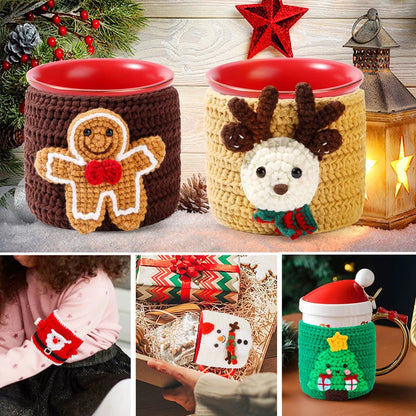 FestiveCup – Christmas Cup Cover Crochet Kit