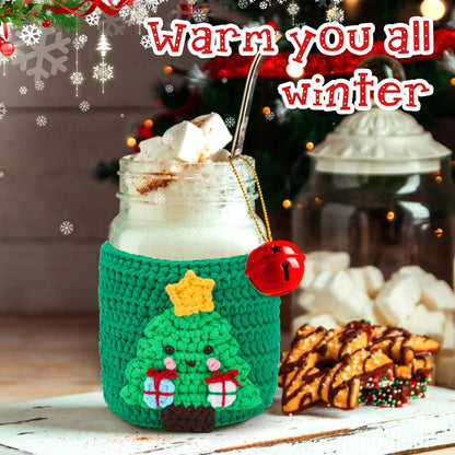 FestiveCup – Christmas Cup Cover Crochet Kit