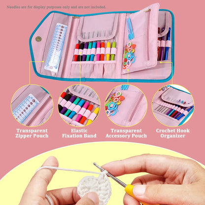 HookRest – Foldable Crochet Hook Storage Case