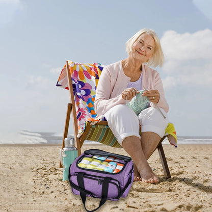 YarnKit – Knitting & Crochet Storage Tote Organizer