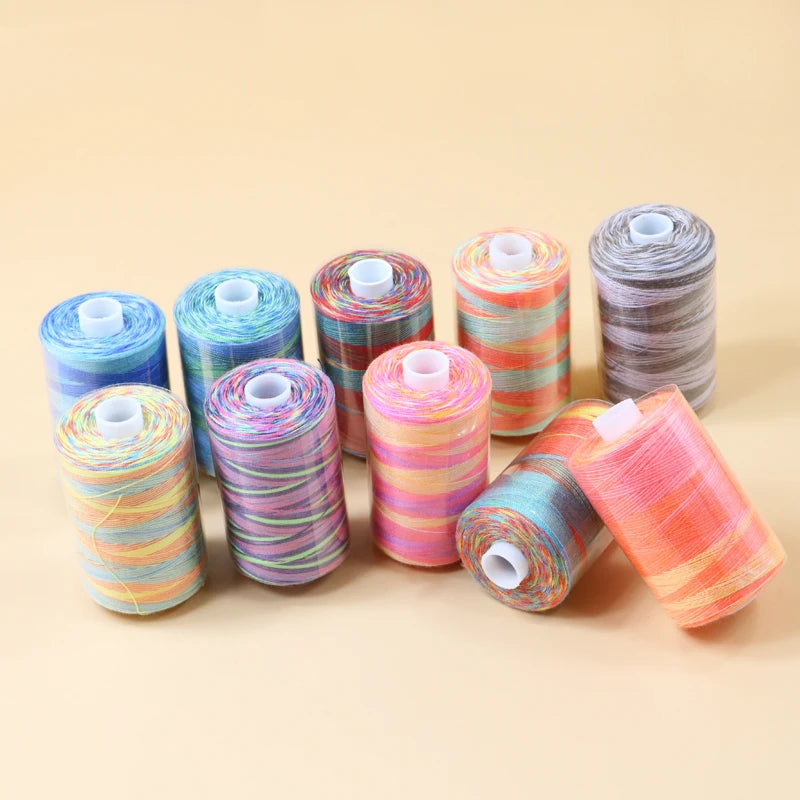 ThreadBundle – 10 Color Gradient Polyester Sewing Thread Set