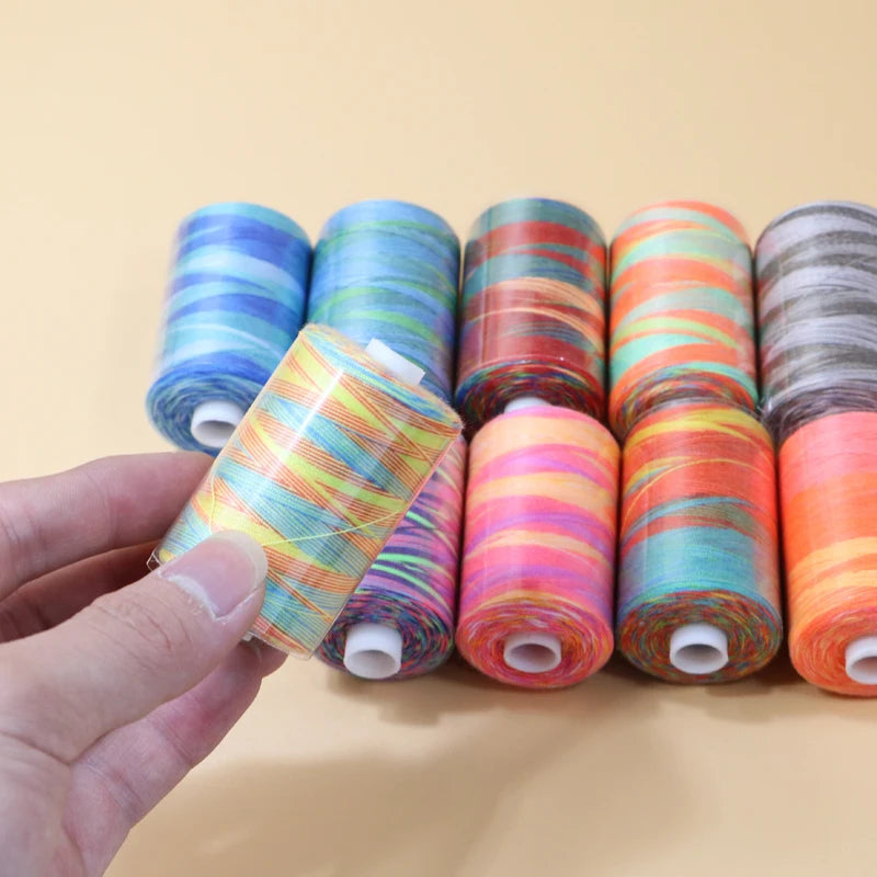 ThreadBundle – 10 Color Gradient Polyester Sewing Thread Set