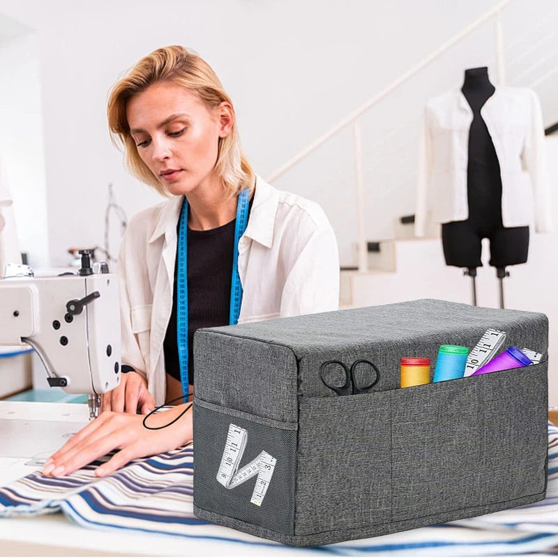 StitchDust – Waterproof Sewing Machine Dust Cover with Pockets