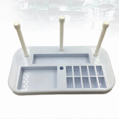 ThreadyStand – Metallic 3-Spool Sewing Machine Thread Stand