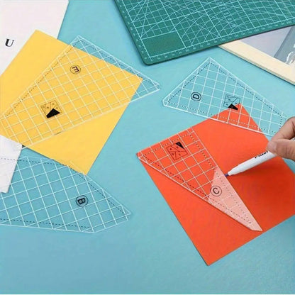 QuiltFormy – 5-Piece Acrylic Quilting Template Set