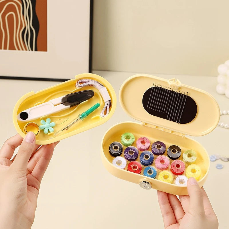 SewBloom – Magnetic Household Sewing Kit Storage Box