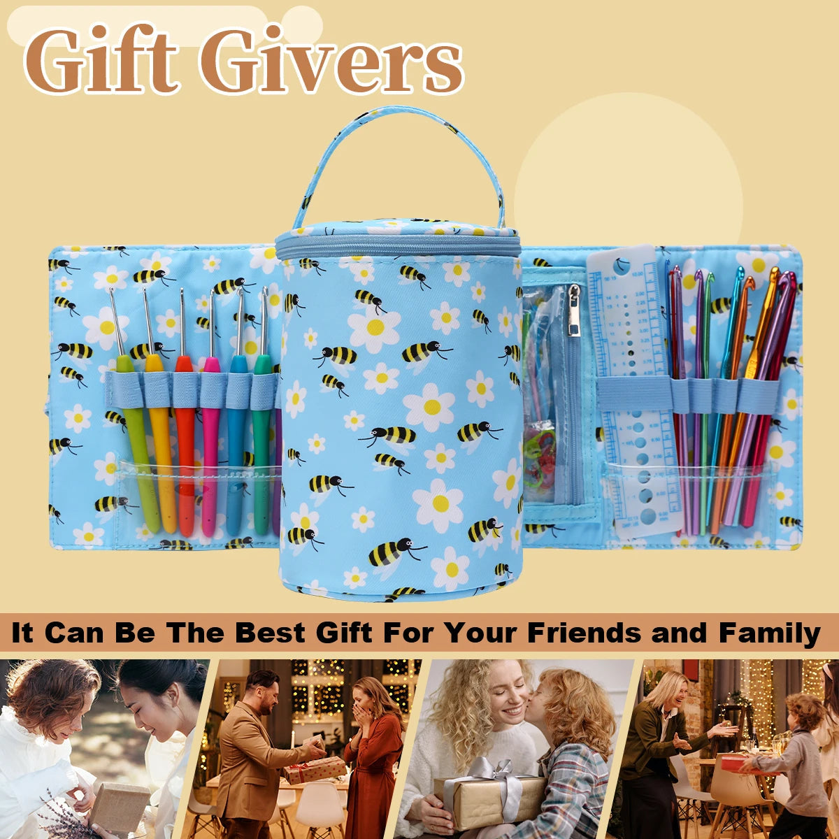 YarnBag – Portable Crochet & Knitting Storage Bag