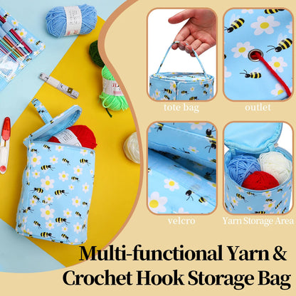 YarnBag – Portable Crochet & Knitting Storage Bag