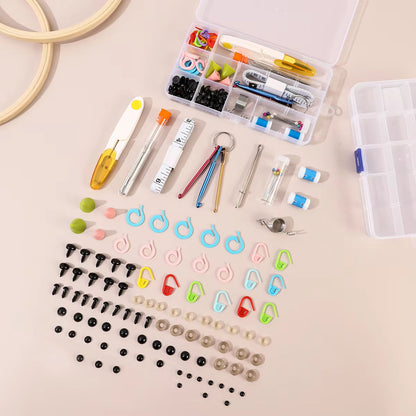 LoopyCraft – 103-Piece Sewing & Crochet Accessories Tool Kit