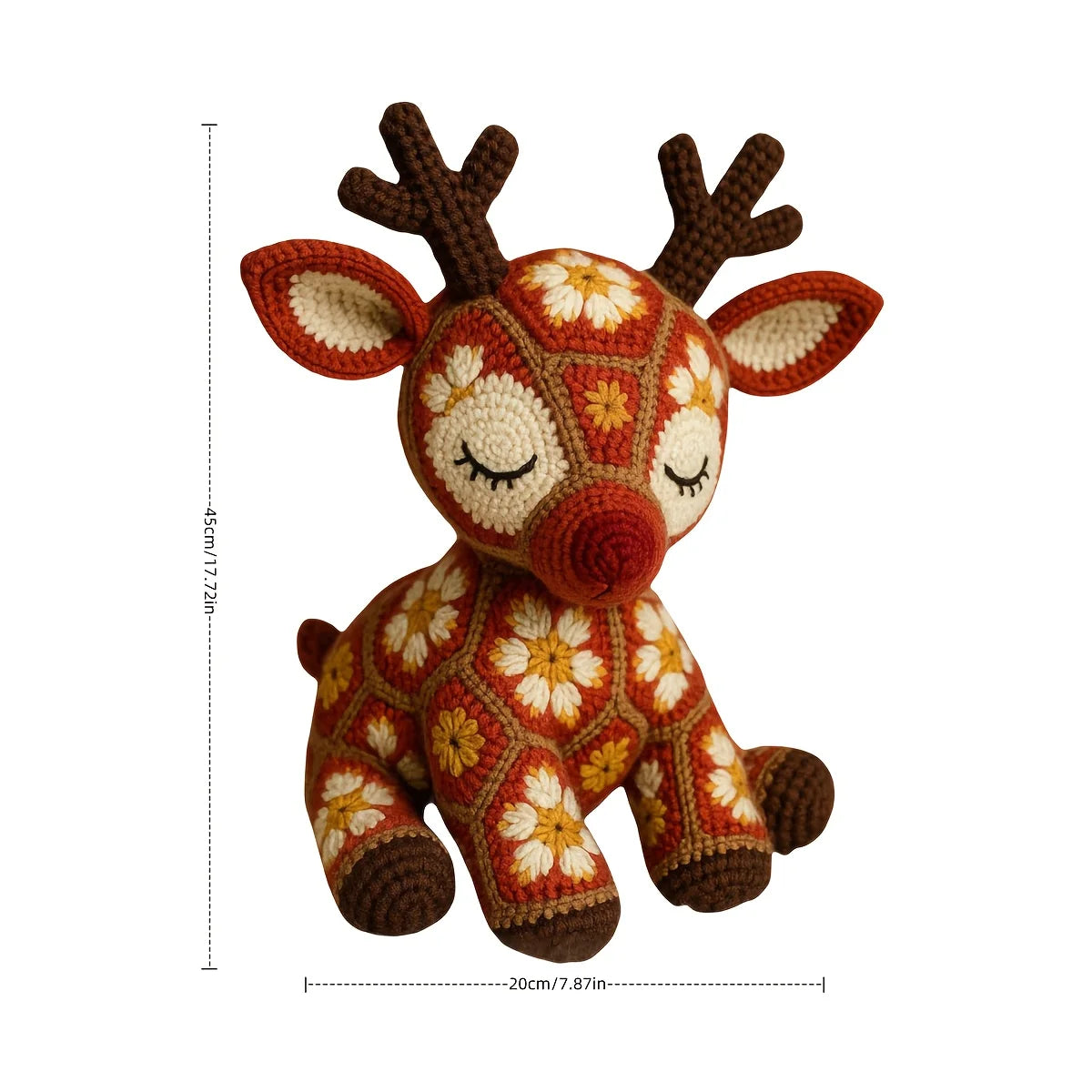 YarnDeer – Floral Reindeer Crochet DIY Kit