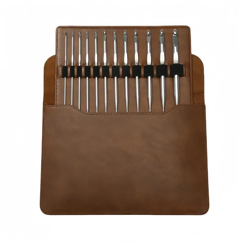 WeavePal – 12-Piece Interchangeable Tunisian Crochet Hook Set