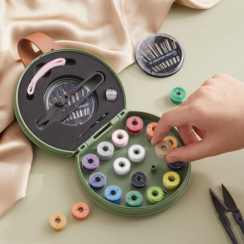 StitchAurora – Light Luxury Portable Sewing Box Set