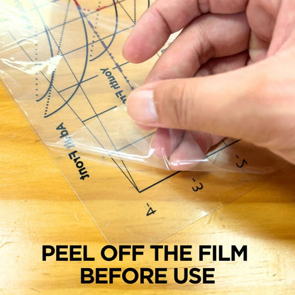 VinylShirt – 2-Piece Heat Press T-Shirt Alignment Ruler Set